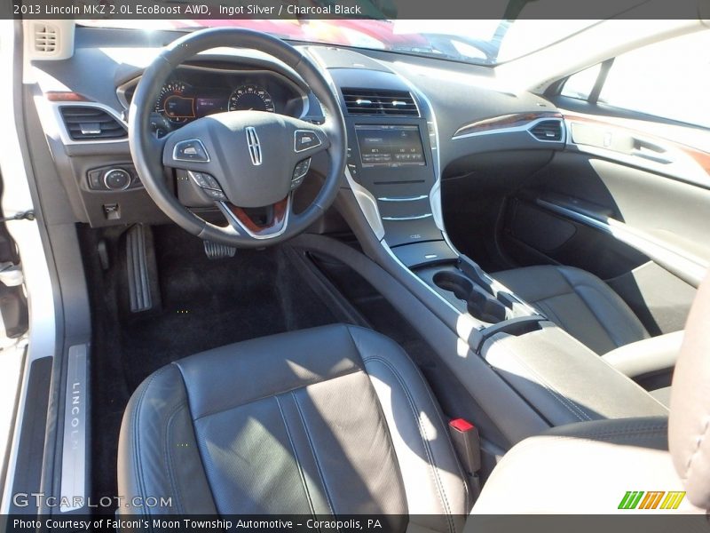 Ingot Silver / Charcoal Black 2013 Lincoln MKZ 2.0L EcoBoost AWD