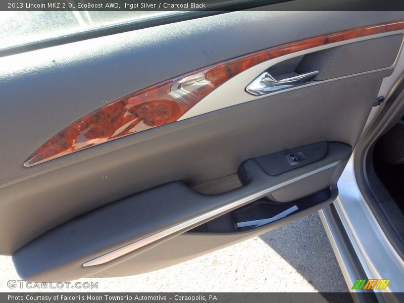 Ingot Silver / Charcoal Black 2013 Lincoln MKZ 2.0L EcoBoost AWD