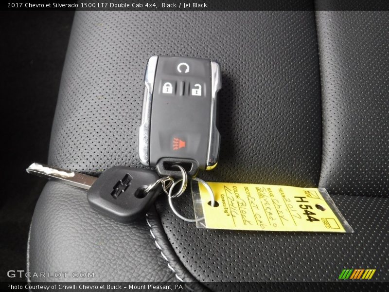 Keys of 2017 Silverado 1500 LTZ Double Cab 4x4