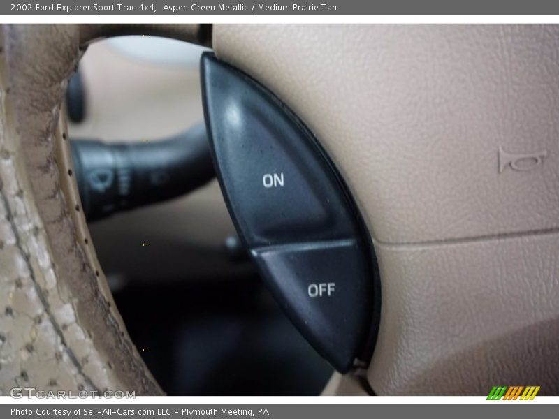 Aspen Green Metallic / Medium Prairie Tan 2002 Ford Explorer Sport Trac 4x4