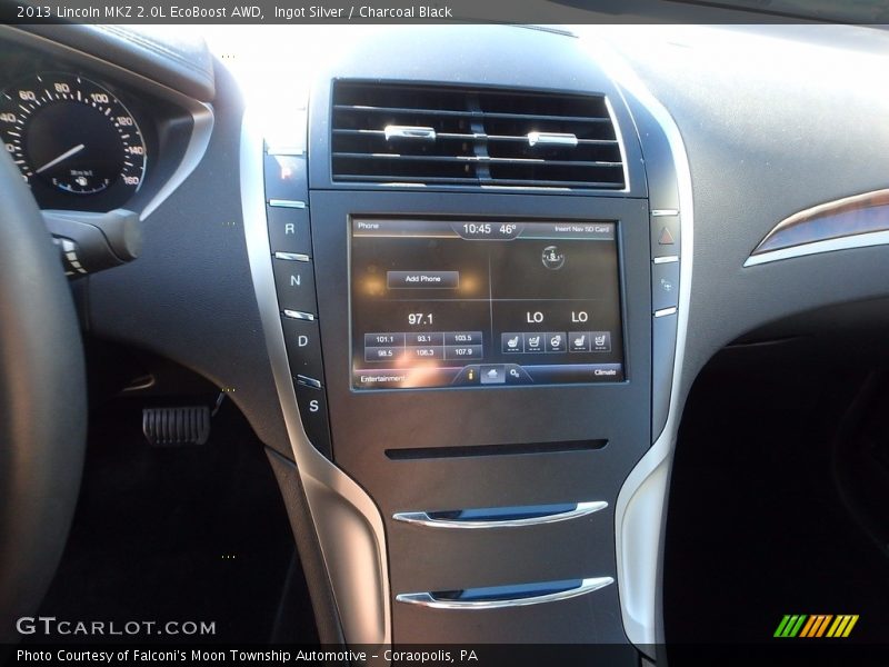 Ingot Silver / Charcoal Black 2013 Lincoln MKZ 2.0L EcoBoost AWD