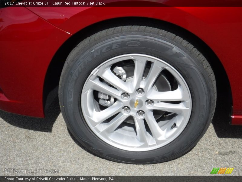 Cajun Red Tintcoat / Jet Black 2017 Chevrolet Cruze LT