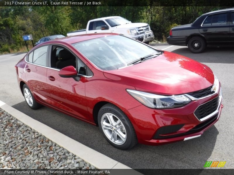 Cajun Red Tintcoat / Jet Black 2017 Chevrolet Cruze LT