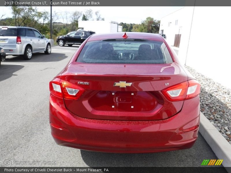 Cajun Red Tintcoat / Jet Black 2017 Chevrolet Cruze LT