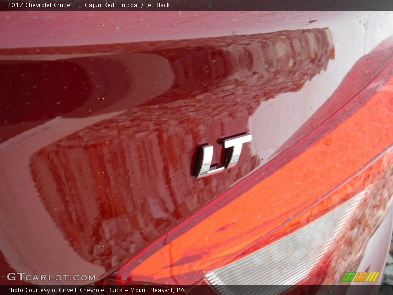 Cajun Red Tintcoat / Jet Black 2017 Chevrolet Cruze LT
