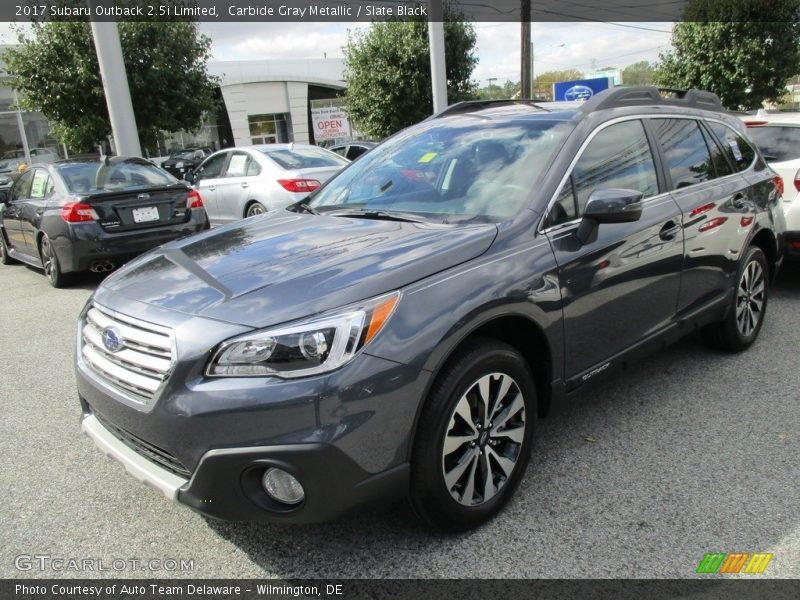 Carbide Gray Metallic / Slate Black 2017 Subaru Outback 2.5i Limited