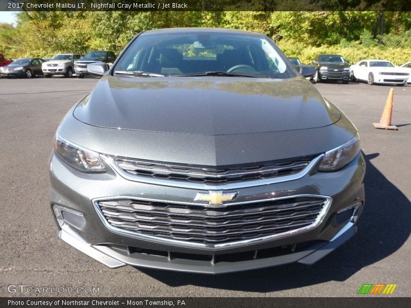 Nightfall Gray Metallic / Jet Black 2017 Chevrolet Malibu LT