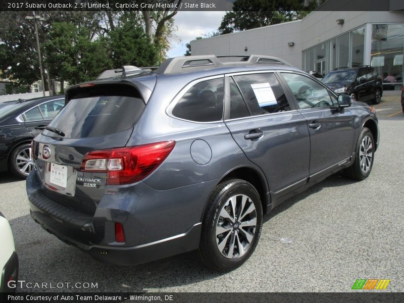 Carbide Gray Metallic / Slate Black 2017 Subaru Outback 2.5i Limited