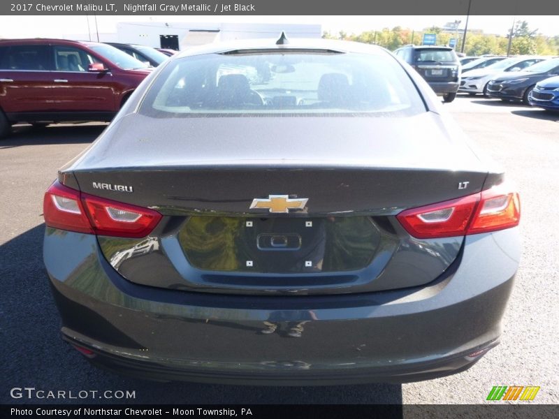 Nightfall Gray Metallic / Jet Black 2017 Chevrolet Malibu LT