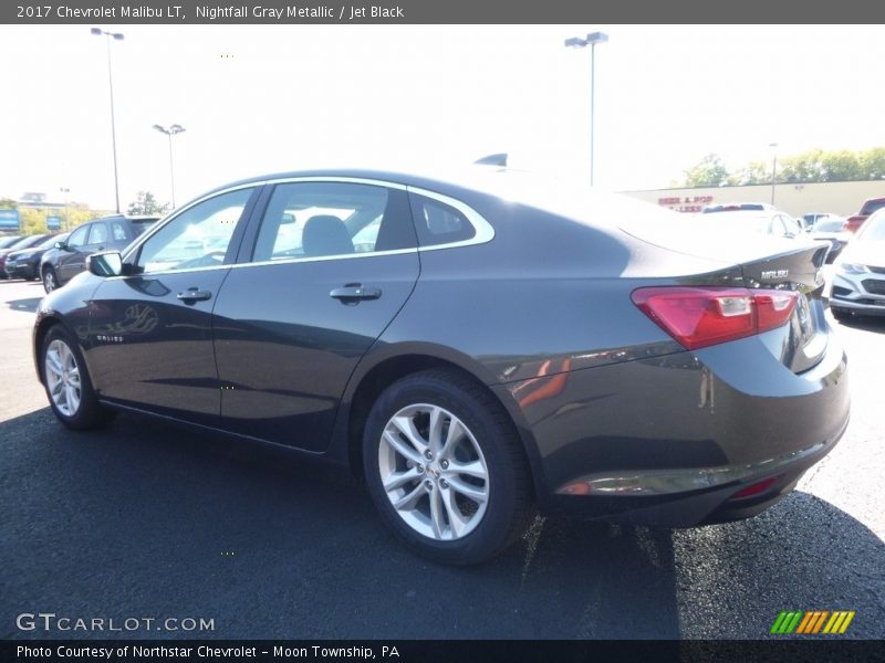Nightfall Gray Metallic / Jet Black 2017 Chevrolet Malibu LT