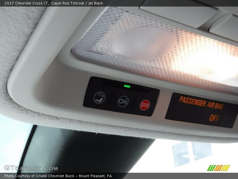 Cajun Red Tintcoat / Jet Black 2017 Chevrolet Cruze LT
