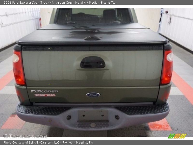 Aspen Green Metallic / Medium Prairie Tan 2002 Ford Explorer Sport Trac 4x4