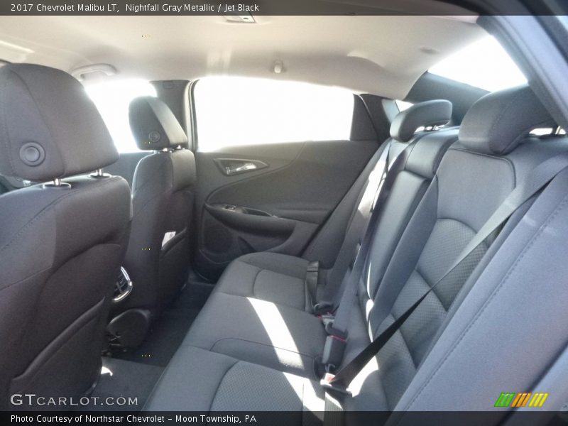 Nightfall Gray Metallic / Jet Black 2017 Chevrolet Malibu LT
