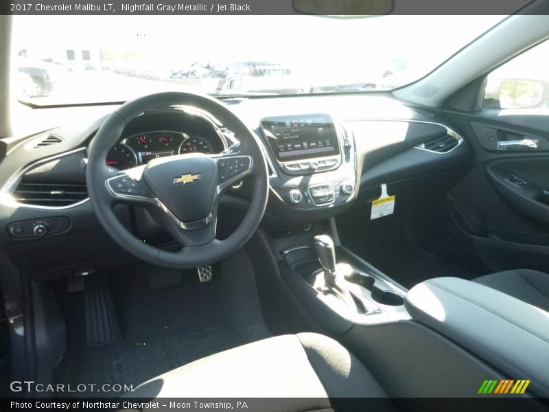 Nightfall Gray Metallic / Jet Black 2017 Chevrolet Malibu LT