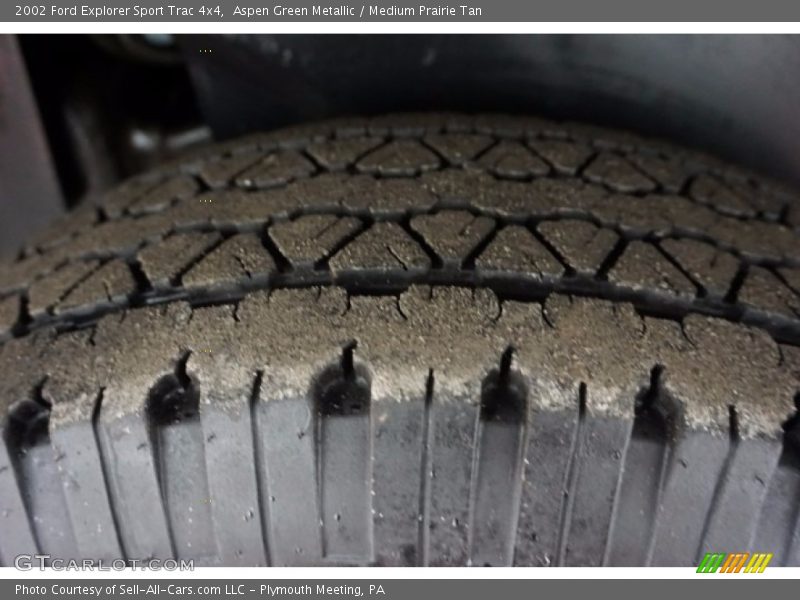 Aspen Green Metallic / Medium Prairie Tan 2002 Ford Explorer Sport Trac 4x4