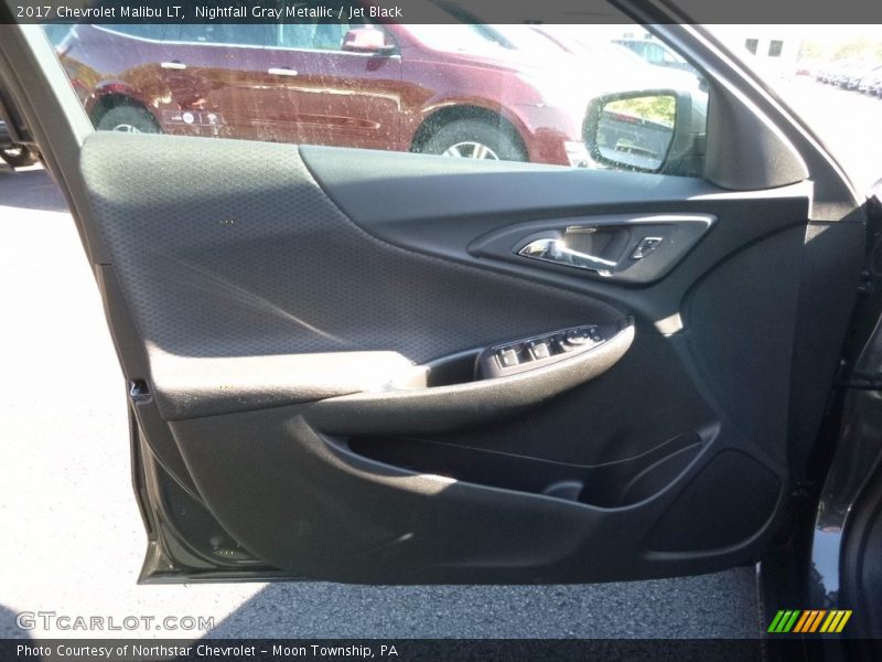 Nightfall Gray Metallic / Jet Black 2017 Chevrolet Malibu LT
