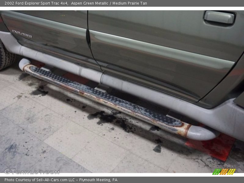 Aspen Green Metallic / Medium Prairie Tan 2002 Ford Explorer Sport Trac 4x4