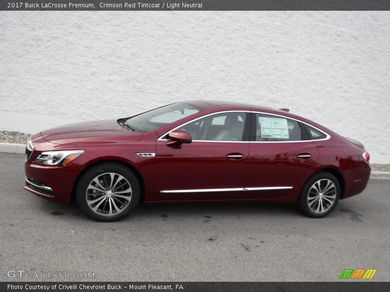 Crimson Red Tintcoat / Light Neutral 2017 Buick LaCrosse Premium