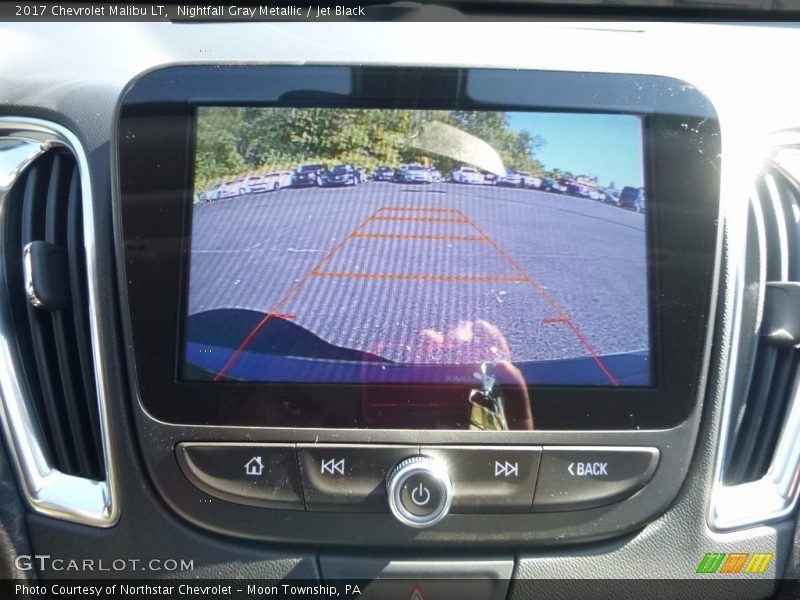Nightfall Gray Metallic / Jet Black 2017 Chevrolet Malibu LT