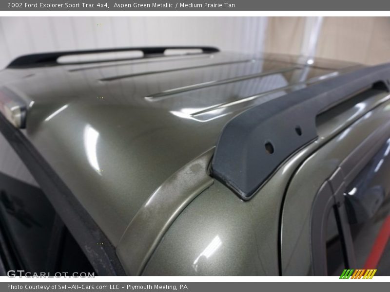 Aspen Green Metallic / Medium Prairie Tan 2002 Ford Explorer Sport Trac 4x4