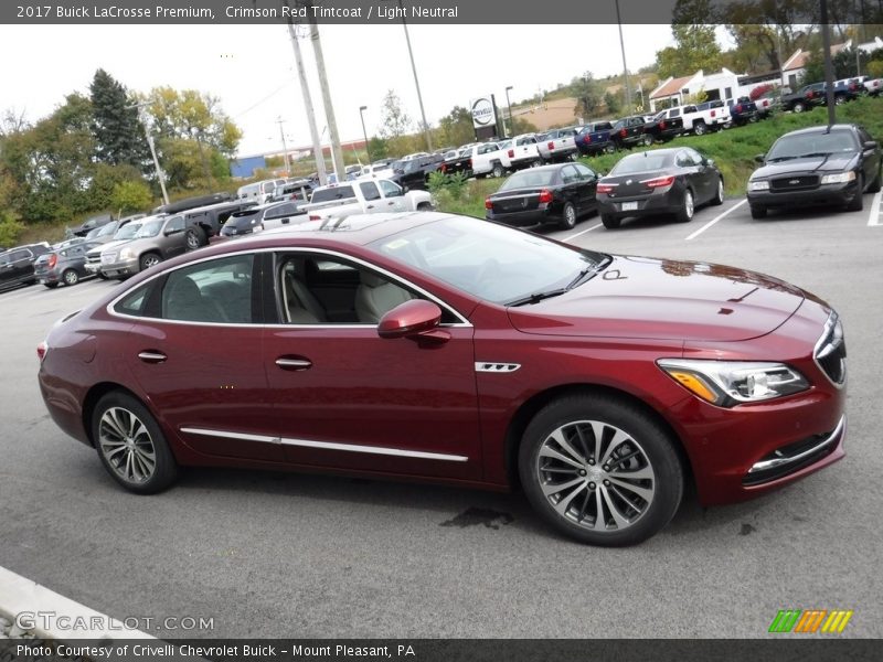 Crimson Red Tintcoat / Light Neutral 2017 Buick LaCrosse Premium