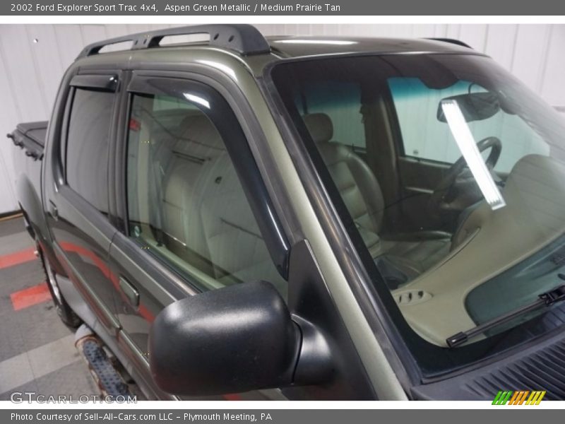 Aspen Green Metallic / Medium Prairie Tan 2002 Ford Explorer Sport Trac 4x4