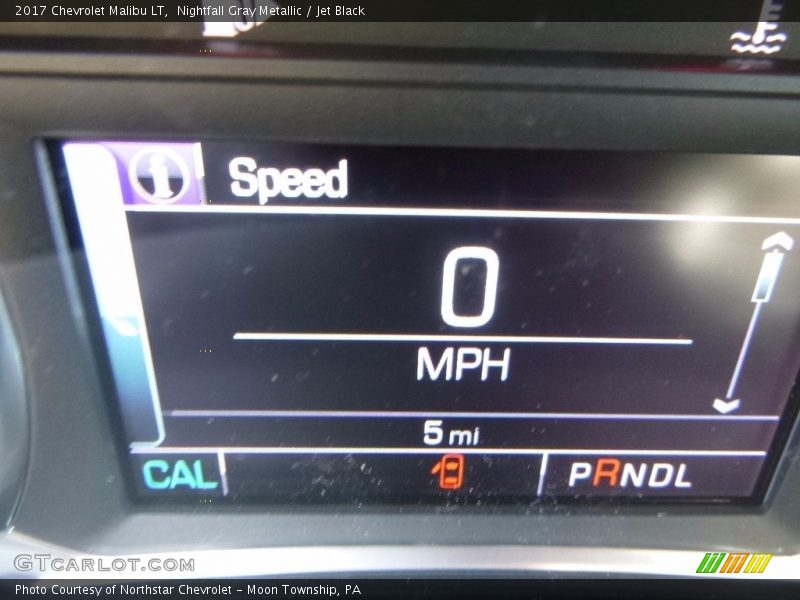 Nightfall Gray Metallic / Jet Black 2017 Chevrolet Malibu LT