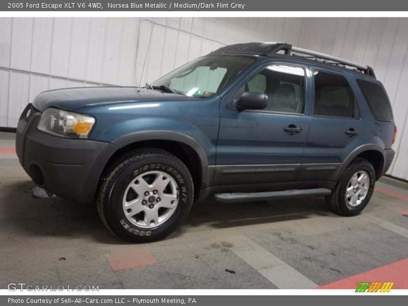 Norsea Blue Metallic / Medium/Dark Flint Grey 2005 Ford Escape XLT V6 4WD