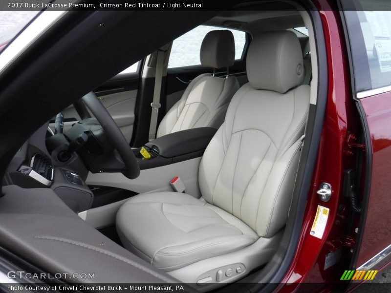 Front Seat of 2017 LaCrosse Premium