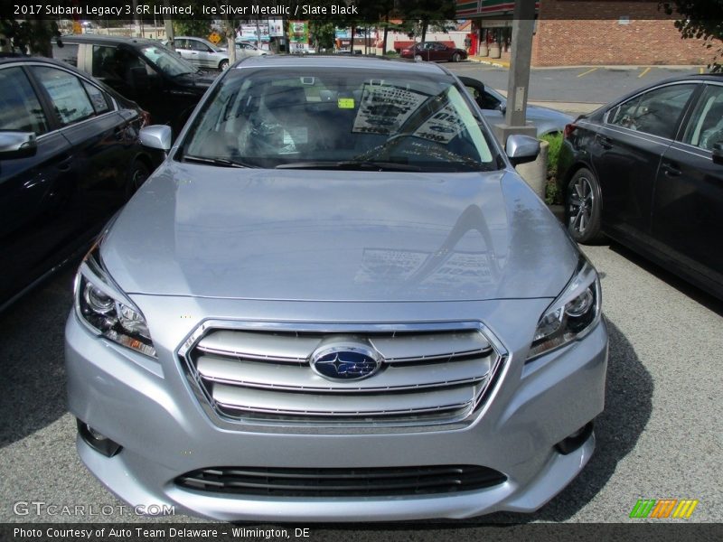 Ice Silver Metallic / Slate Black 2017 Subaru Legacy 3.6R Limited