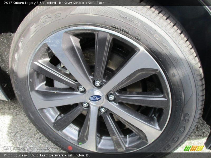 Ice Silver Metallic / Slate Black 2017 Subaru Legacy 3.6R Limited