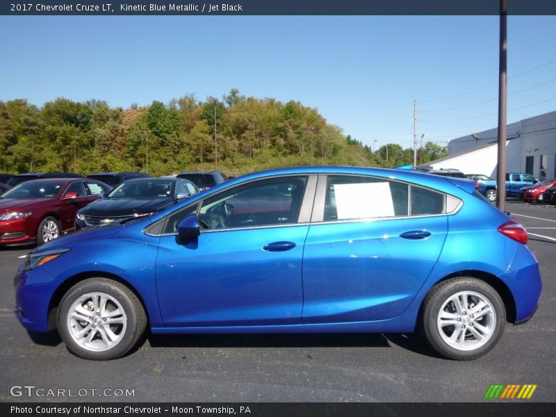 Kinetic Blue Metallic / Jet Black 2017 Chevrolet Cruze LT