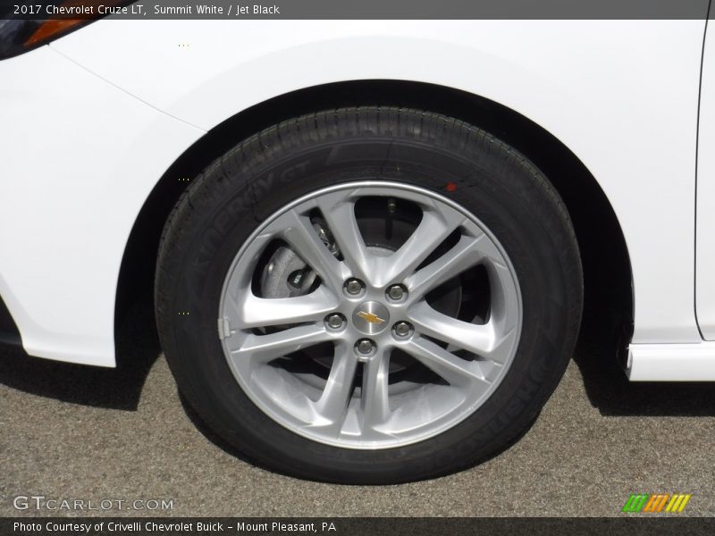 Summit White / Jet Black 2017 Chevrolet Cruze LT