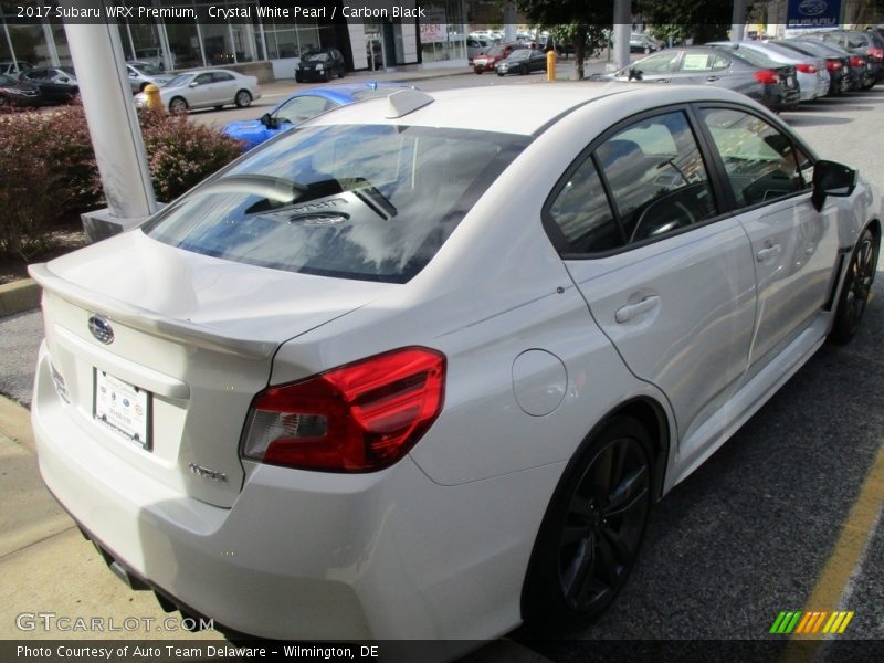 Crystal White Pearl / Carbon Black 2017 Subaru WRX Premium