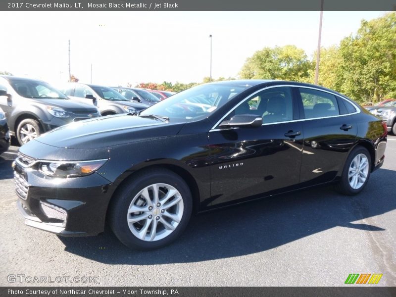 Mosaic Black Metallic / Jet Black 2017 Chevrolet Malibu LT
