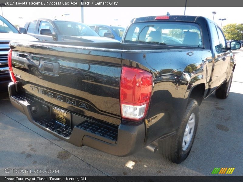 Black / Cement Gray 2017 Toyota Tacoma SR Access Cab 4x4