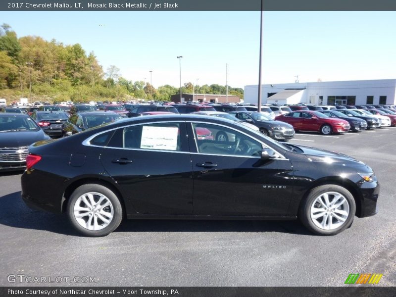 Mosaic Black Metallic / Jet Black 2017 Chevrolet Malibu LT