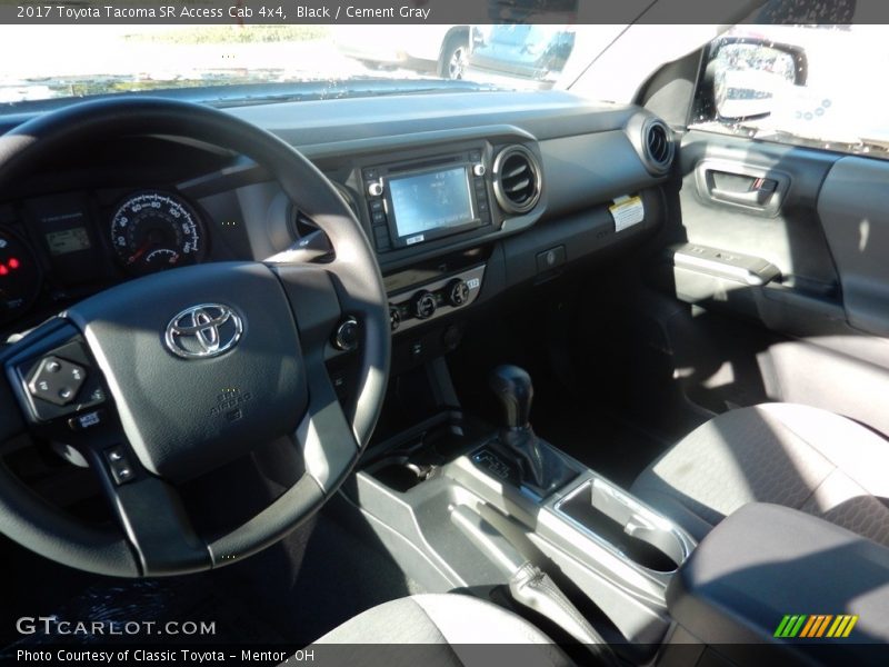 Black / Cement Gray 2017 Toyota Tacoma SR Access Cab 4x4