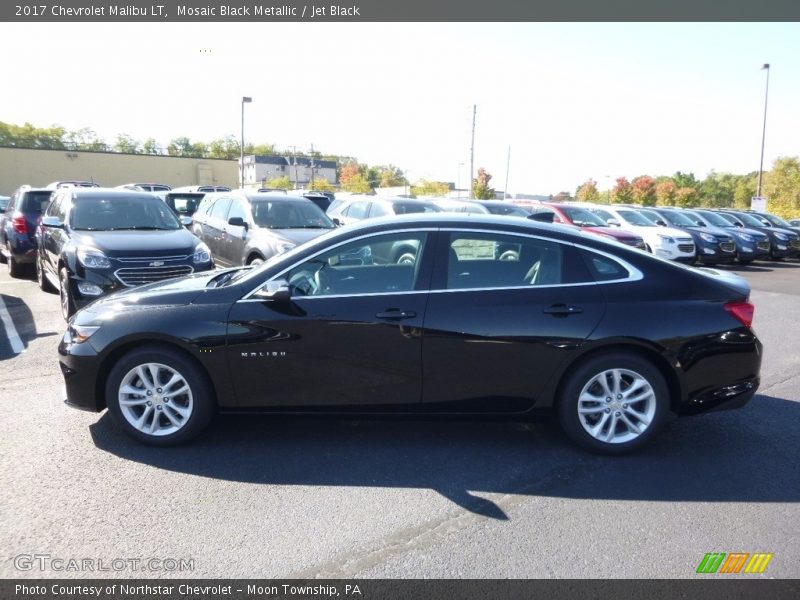 Mosaic Black Metallic / Jet Black 2017 Chevrolet Malibu LT