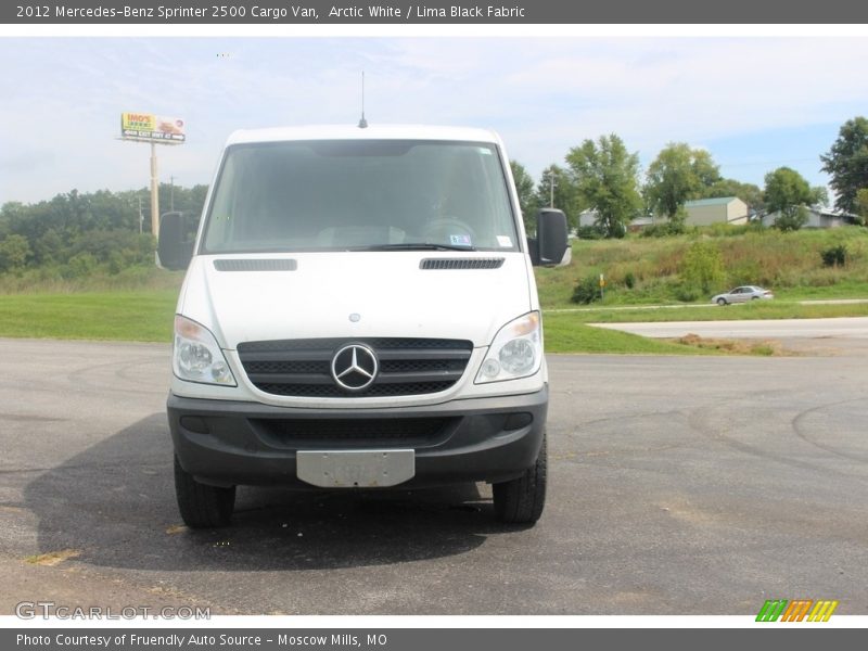 Arctic White / Lima Black Fabric 2012 Mercedes-Benz Sprinter 2500 Cargo Van