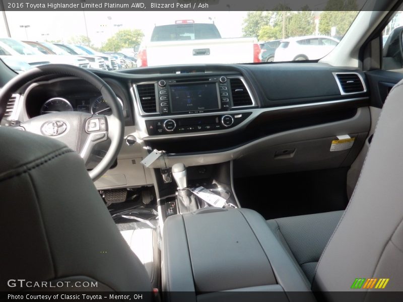 Blizzard Pearl / Ash 2016 Toyota Highlander Limited Platinum AWD
