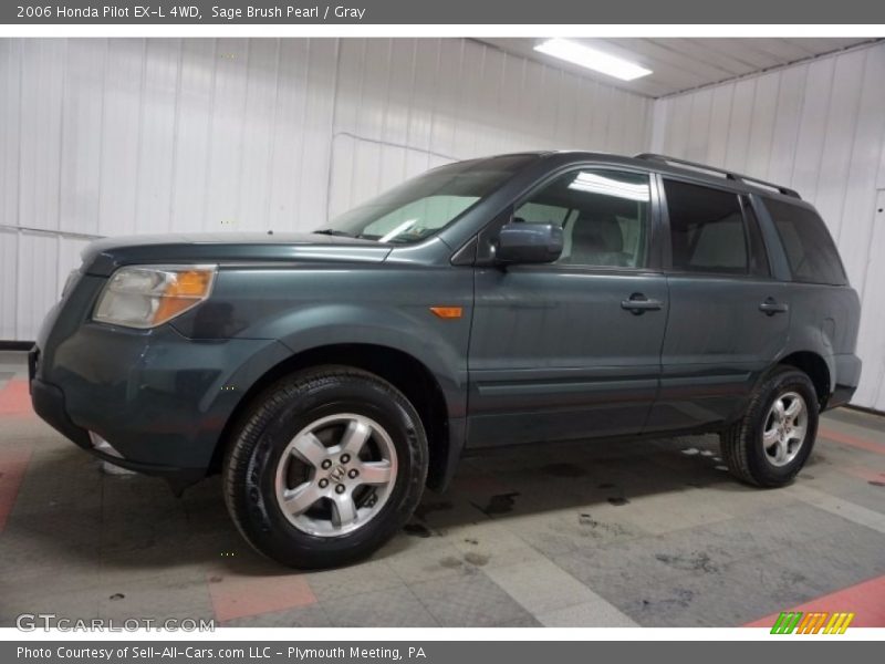 Sage Brush Pearl / Gray 2006 Honda Pilot EX-L 4WD