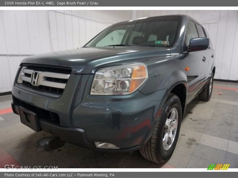 Sage Brush Pearl / Gray 2006 Honda Pilot EX-L 4WD