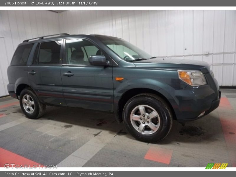 Sage Brush Pearl / Gray 2006 Honda Pilot EX-L 4WD