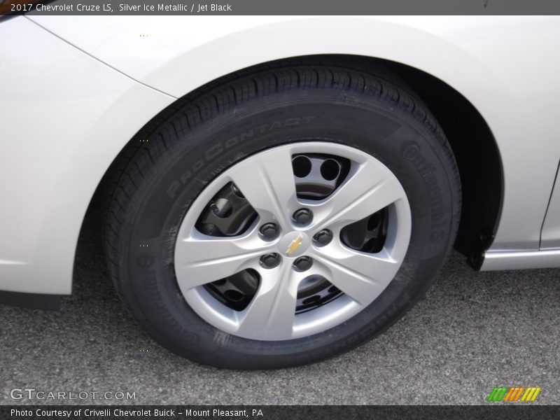 Silver Ice Metallic / Jet Black 2017 Chevrolet Cruze LS