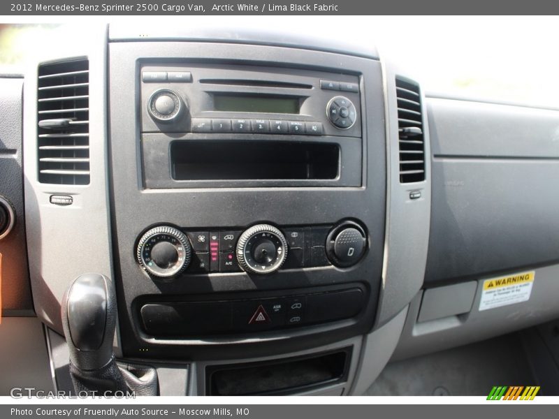 Arctic White / Lima Black Fabric 2012 Mercedes-Benz Sprinter 2500 Cargo Van