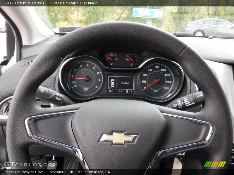 Silver Ice Metallic / Jet Black 2017 Chevrolet Cruze LS
