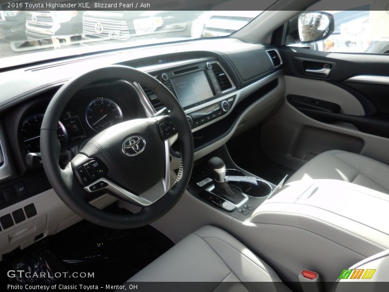 Blizzard Pearl / Ash 2016 Toyota Highlander XLE