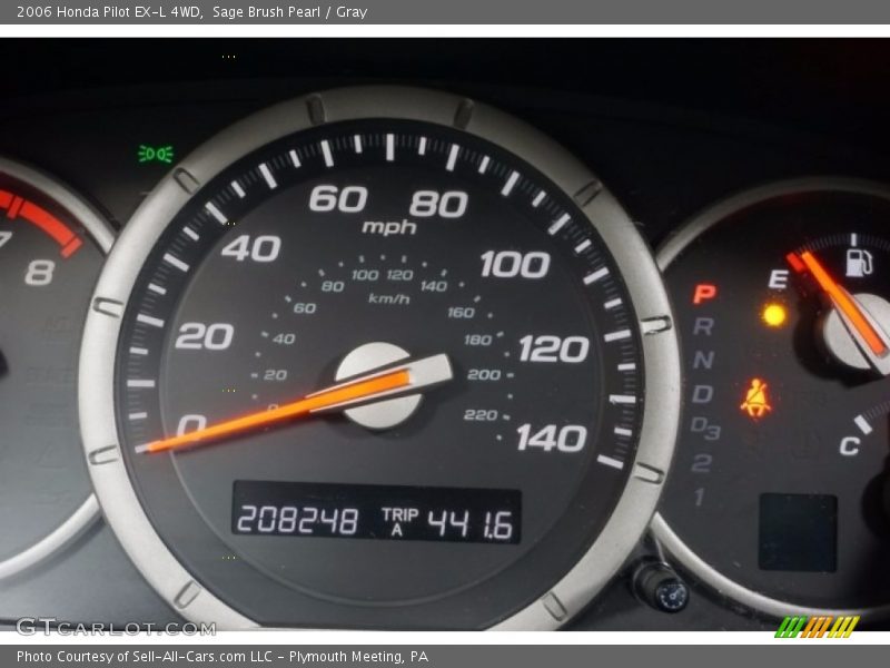 Sage Brush Pearl / Gray 2006 Honda Pilot EX-L 4WD