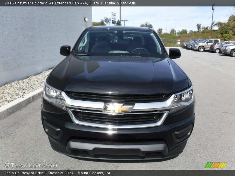 Black / Jet Black/Dark Ash 2016 Chevrolet Colorado WT Extended Cab 4x4